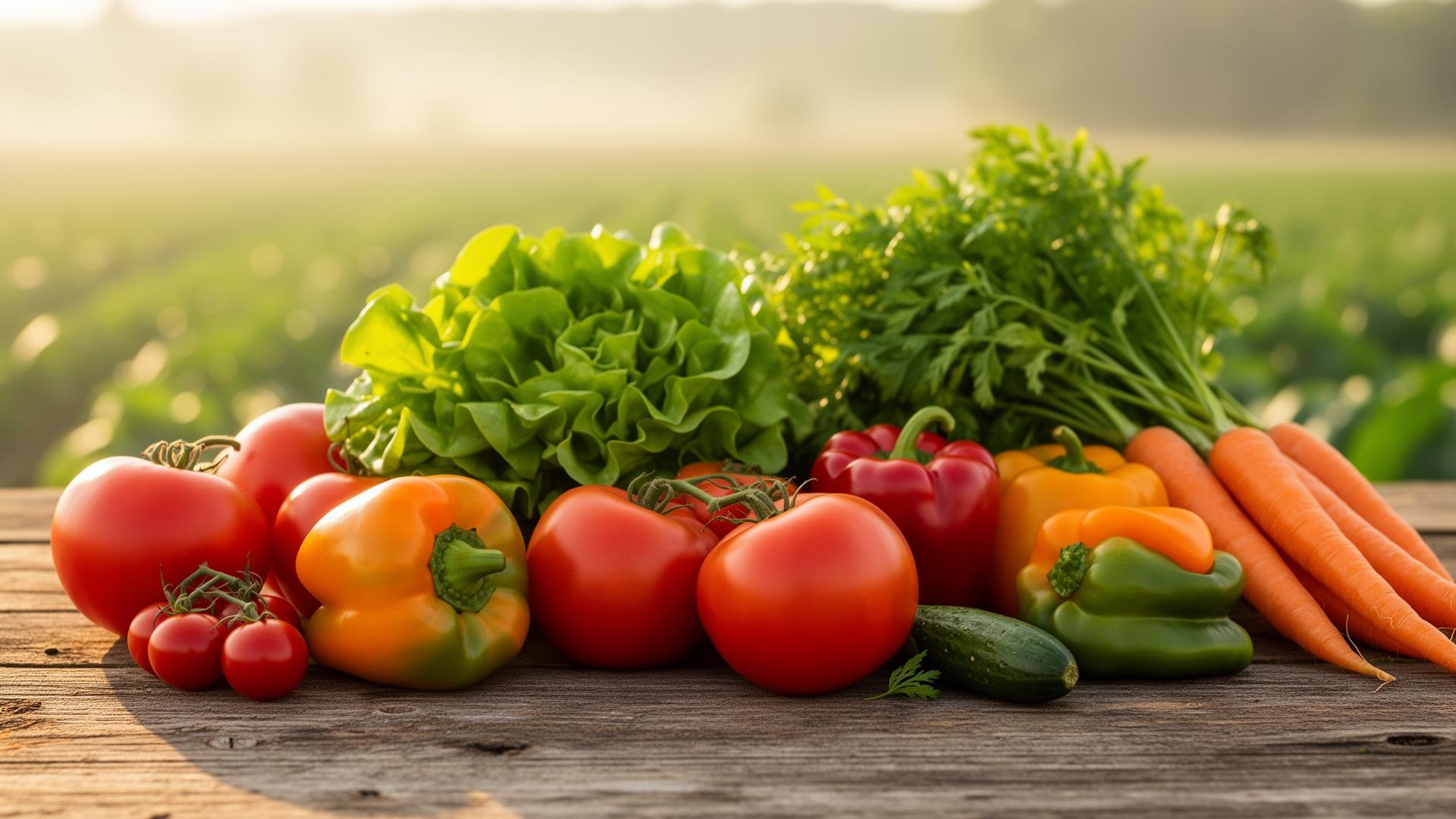 Fresh organic produce